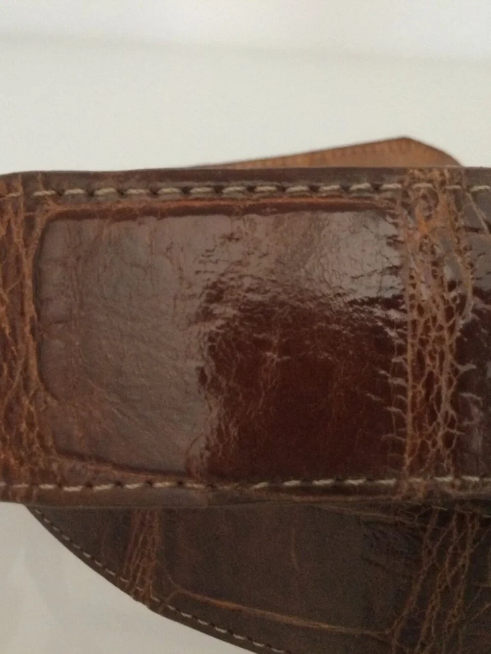 Jacob Hill Genuine Wild American Alligator Belt Size 36